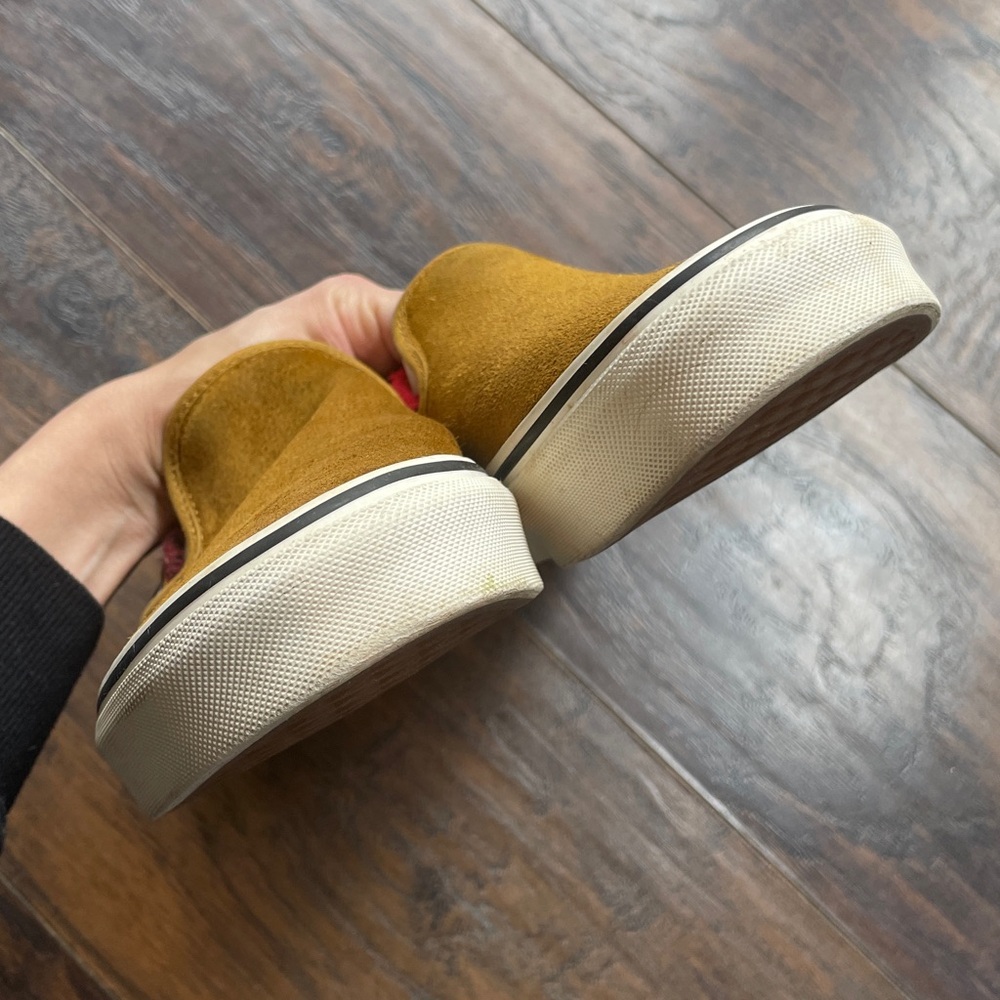 Vans Classic Slip On Cozy Suede Buffalo Check Sherpa Lining 9.5 M / 11 W - Picture 8 of 12